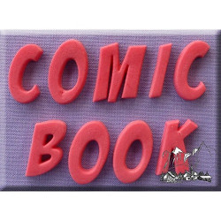 Comic Book Font (bokstäver), silikonform