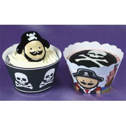 Pirater, cupcake wraps