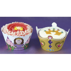 Prinsessor, cupcake wraps