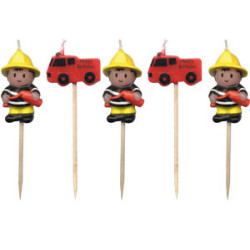 Brandmän, 5 st ljus