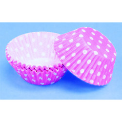 Pink Polka Dots, 60 st muffinsformar