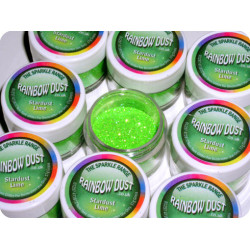 Grönt dekorationsglitter (Stardust Lime)