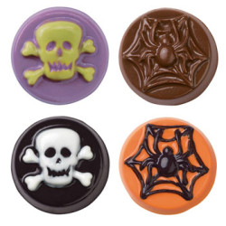 Halloween, chokladform till kakor