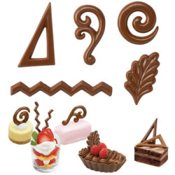 Dessert Accents, chokladform