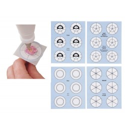 Flower Nail Templates, 48 st