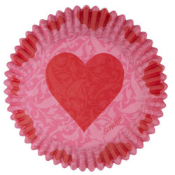 Pink Valentine, 75 st muffinsformar