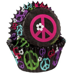 Peace and Love, 75 st muffinsformar