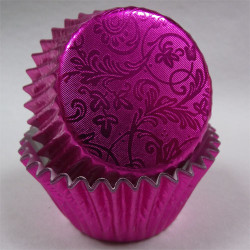 Pink Harmony, 24 st muffinsformar (relief folie)