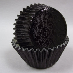 Black Treasure, 24 st muffinsformar (relief folie)