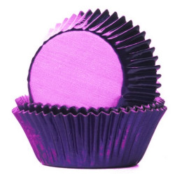 Foliemuffinsformar - Lila (Purple), 24 st