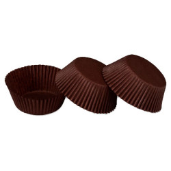 Chocolate Brown, 100 st muffinsformar