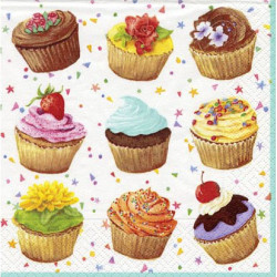 Cupcakes, 20 st servetter