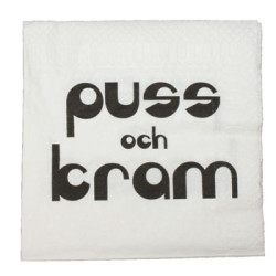 puss och kram, 20 st servetter