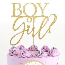 Boy or Girl, tårtdekoration