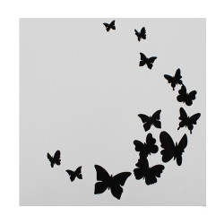 Butterflies, stencil