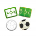 Fotboll, 2 st utstickare (plast)