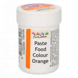 Orange pastafärg på burk (FC)