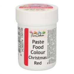 Röd pastafärg på burk (Christmas Red - FC)