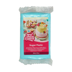 Blå sockerpasta m vaniljsmak, 250g (Baby Blue)