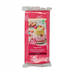 Rosa sockerpasta m vaniljsmak, 1 kg (Hot Pink)