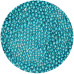 Blå sockerpärlor, 4 mm (Metallic Blue)