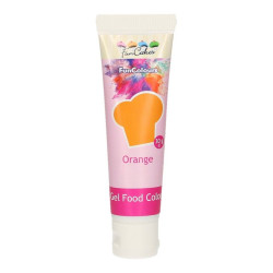Orange pastafärg på tub (FC)