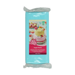 Blå sockerpasta m vaniljsmak, 1 kg (Baby Blue)