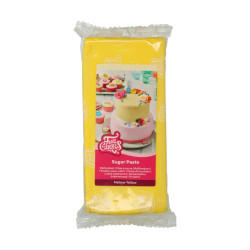 Gul sockerpasta m vaniljsmak, 1 kg (Mellow Yellow)