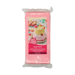 Rosa sockerpasta m vaniljsmak, 1 kg (Sweet Pink)