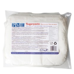 Vit sockerpasta, 2,5 kg (PME)