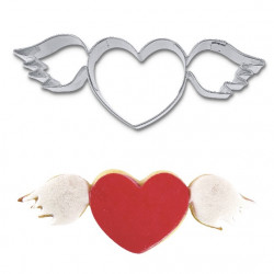 Hjärta med vingar, pepparkaksform